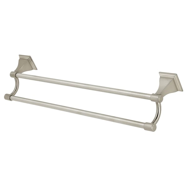BAH6123BN Monarch 24" Dual Towel Bar, Brushed Nickel